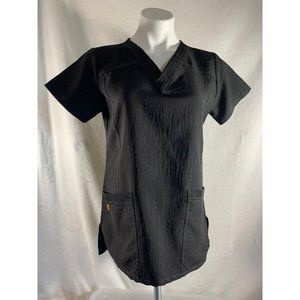 WonderWink SMALL black scrub top